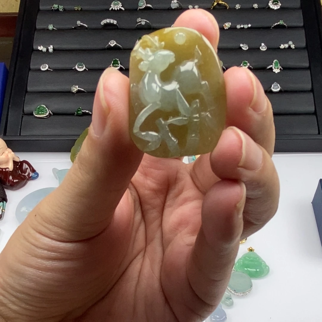 翡翠未镶嵌颈饰00000031