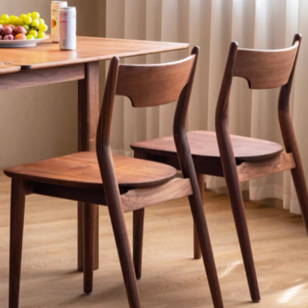 椅子摇椅靠背椅书房椅日式凳子轻奢餐椅餐厅办公书桌椅