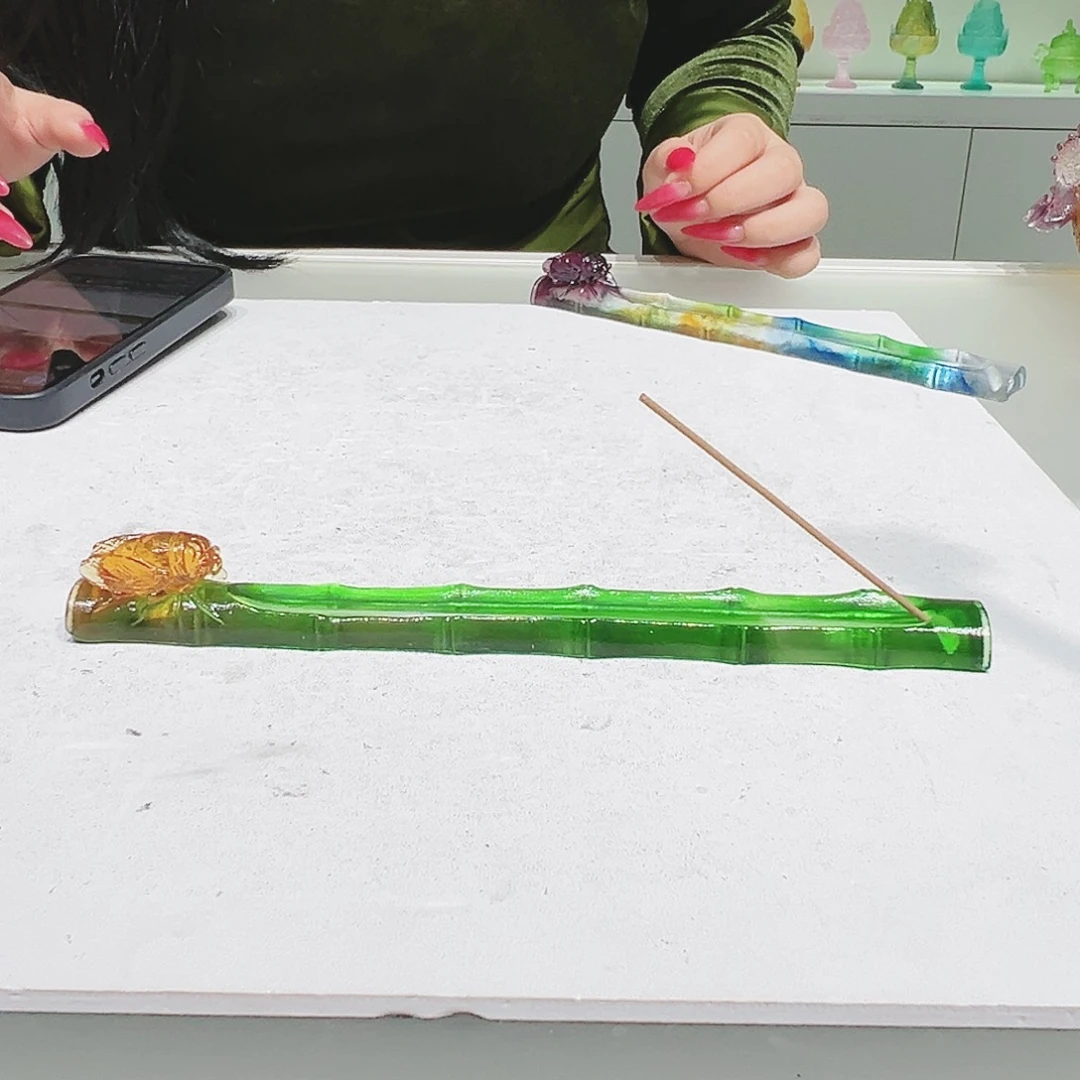 【闪购商品】手工艺品琉璃一鸣惊人香插