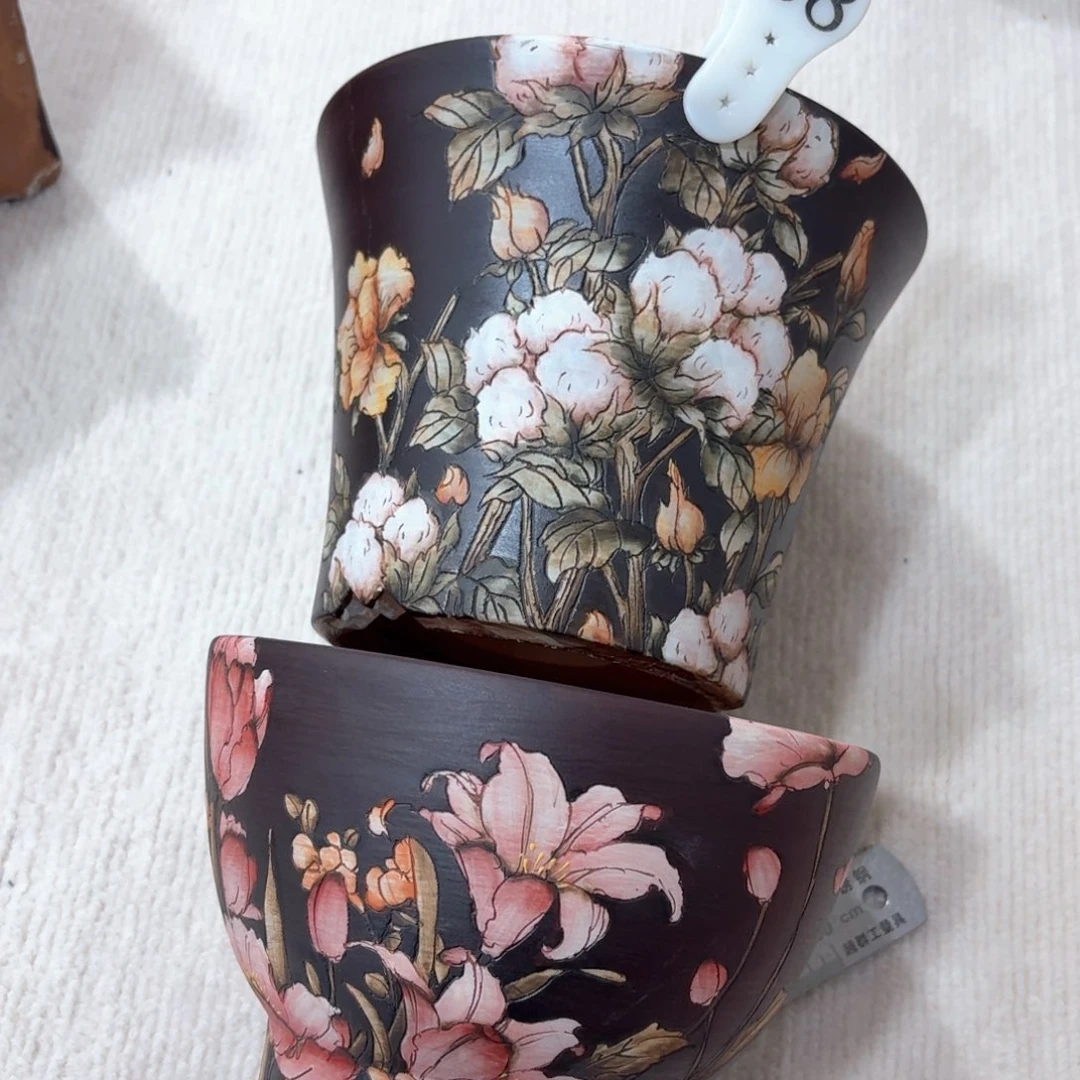 吉***㲺花盆紫砂陶瓷多肉花盆精品
