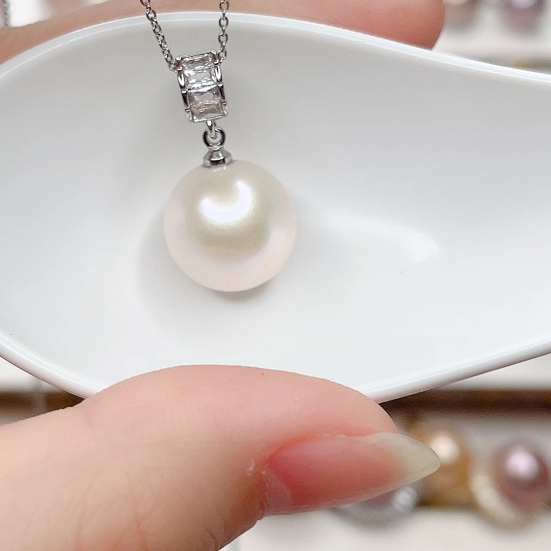 淡水珍珠吊坠(赠链)合金