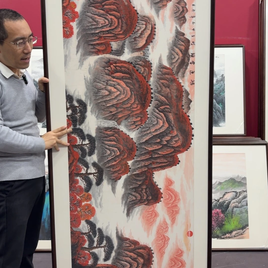 国画手绘作品210/80