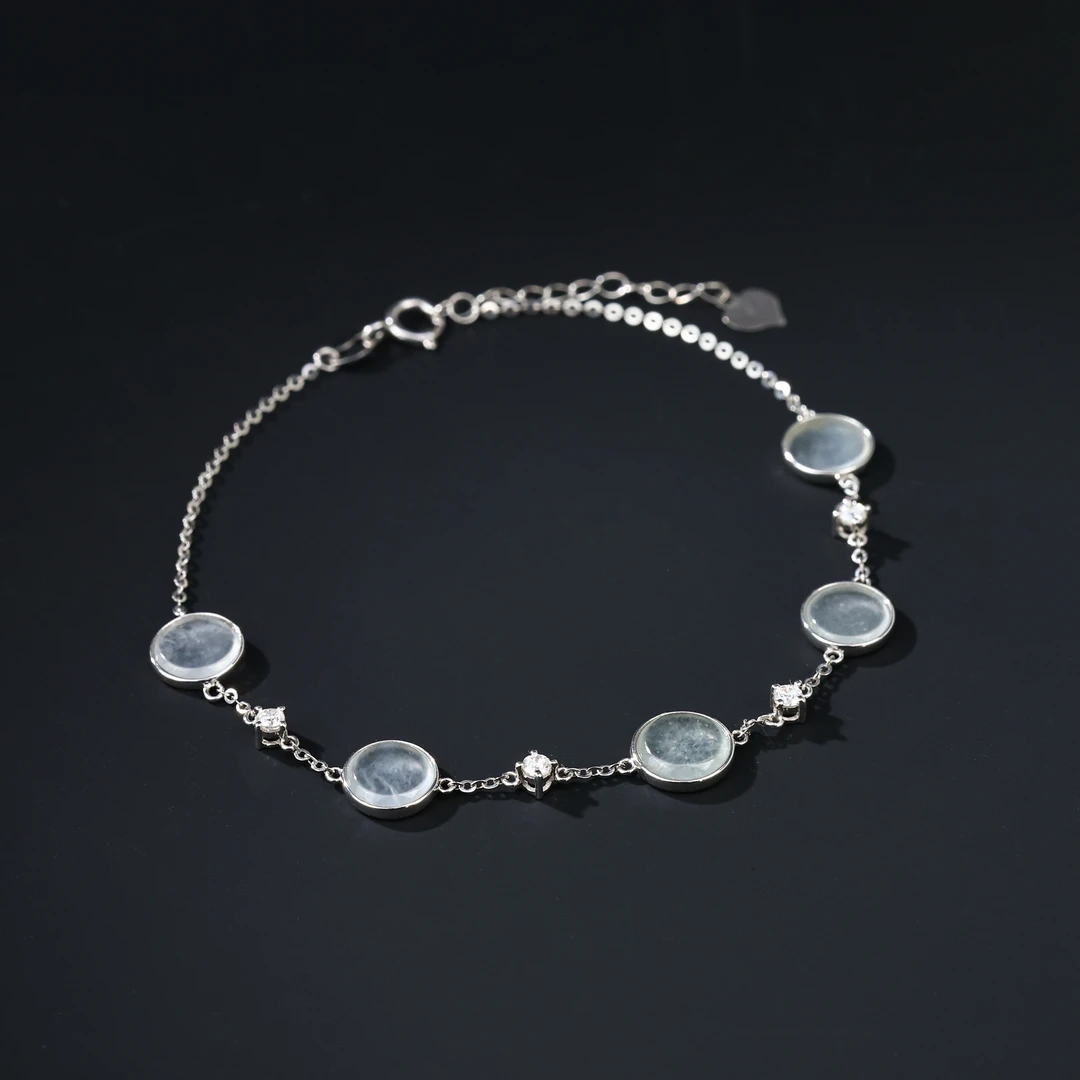 【举石臻选】TA0308-3793-47翡翠手链18k(一件）X