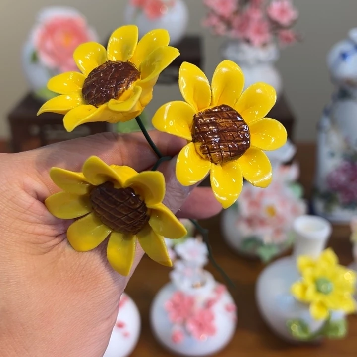手工精致陶瓷摆件