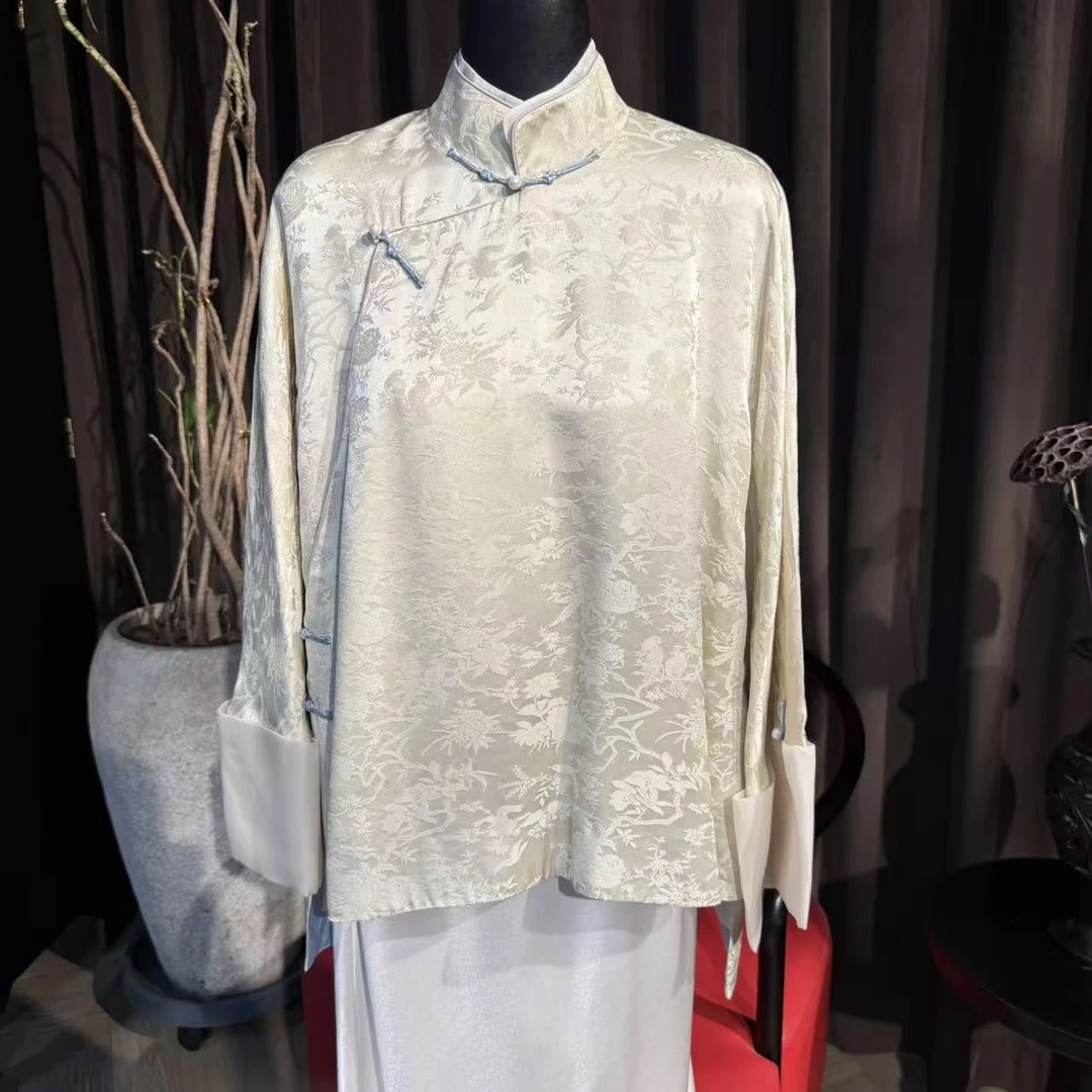 无心 新中式提花上衣