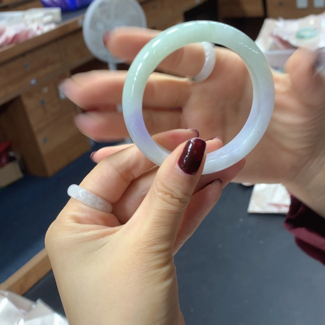 翡翠未镶嵌手镯买断