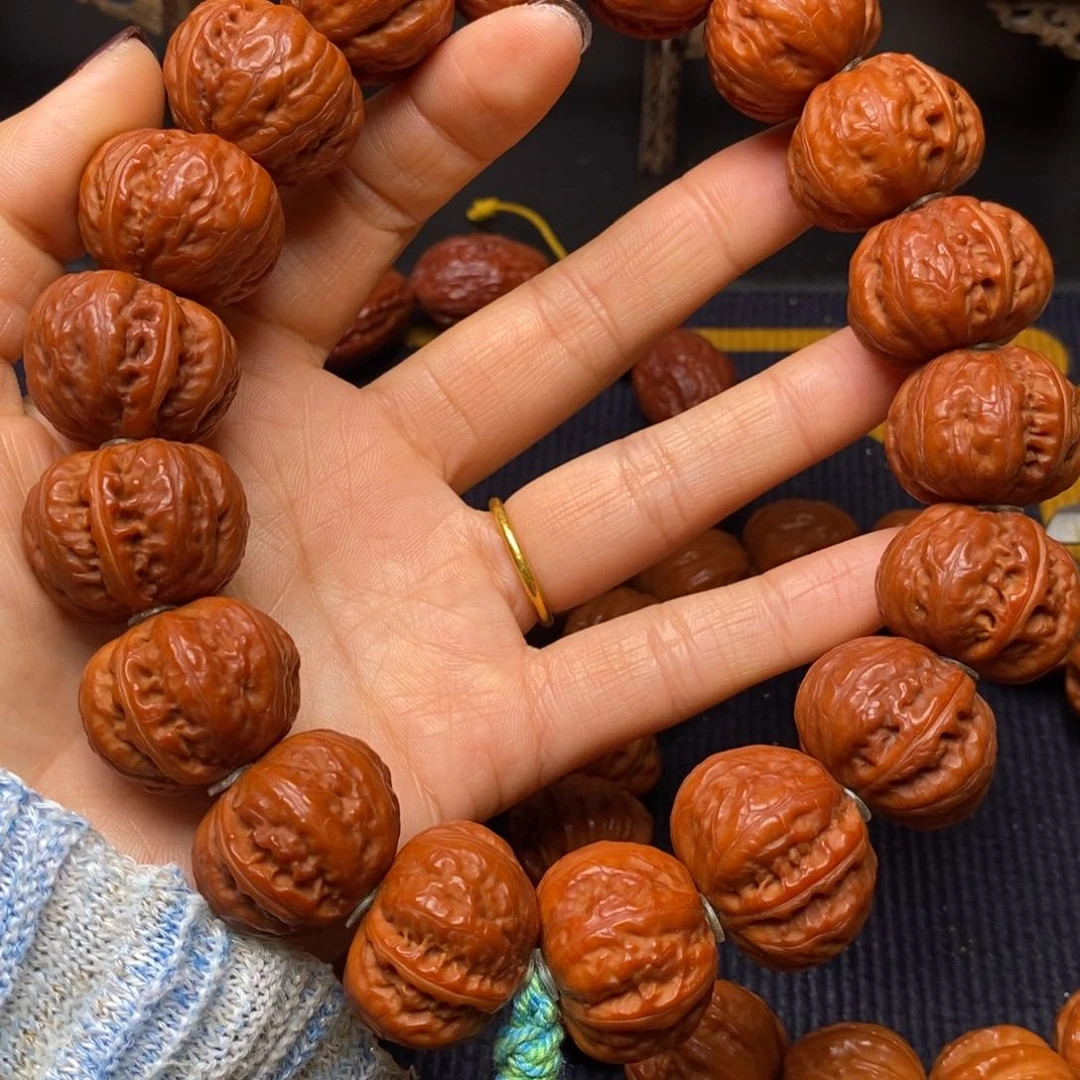 【闪购商品】吊坠文玩核桃恋*梦粗筋元宝磨盘手持