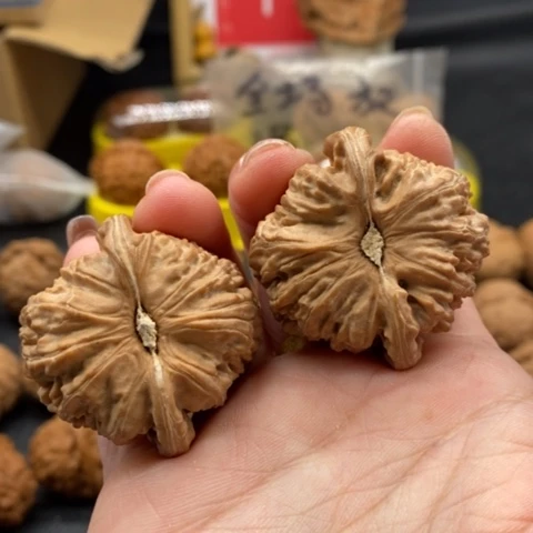 文玩核桃吊坠闫**?白狮子