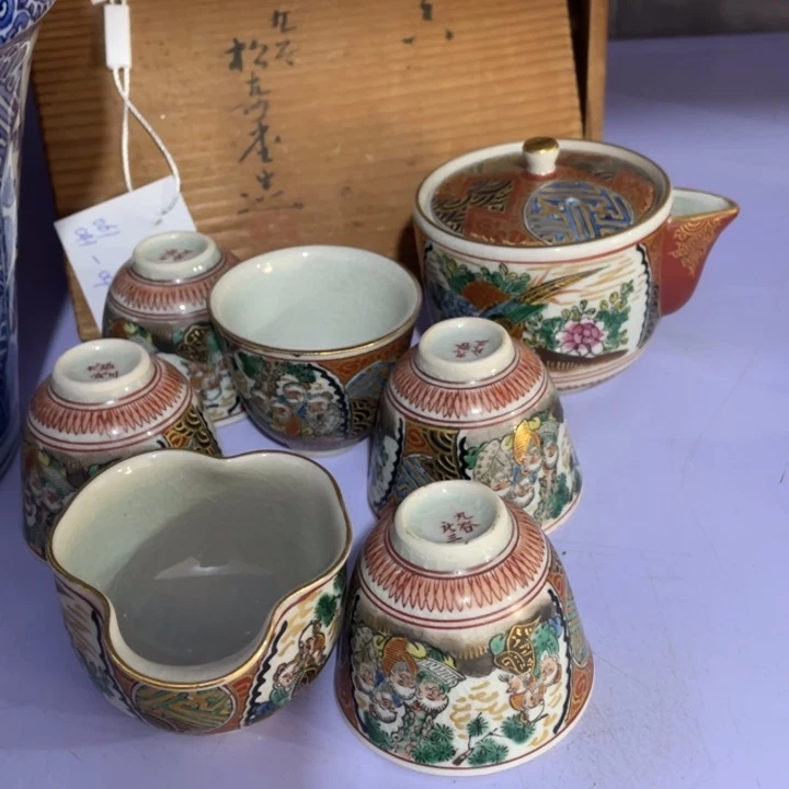 九谷茶具套组 默认瑕疵