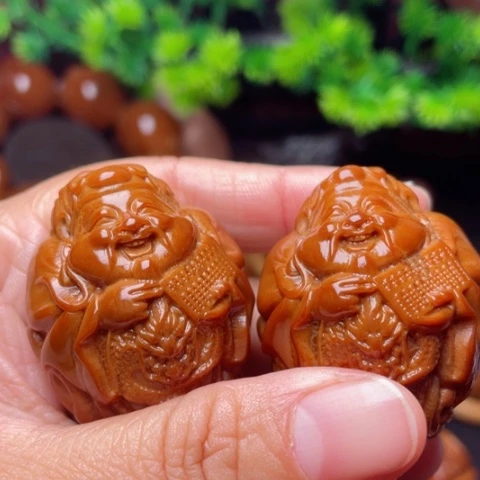 【闪购商品】手串/手链橄榄核35左右龙财手球