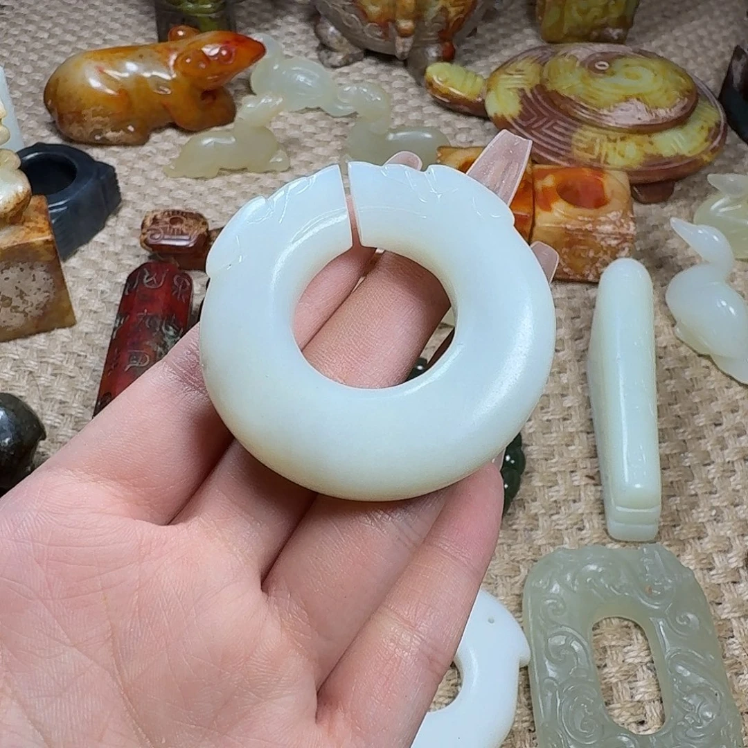 白玉菩提吊坠挂件