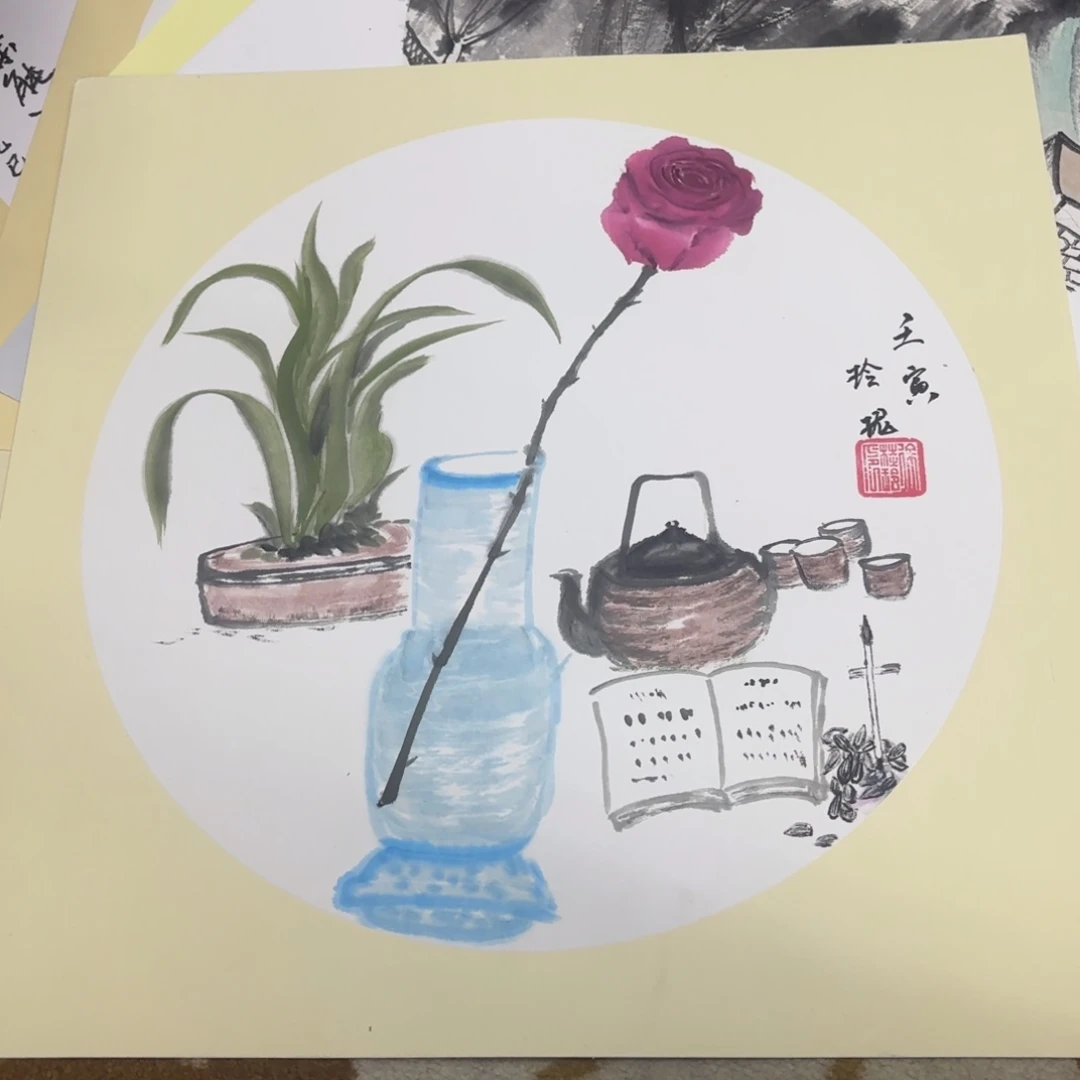 国画50-50卡纸作品童