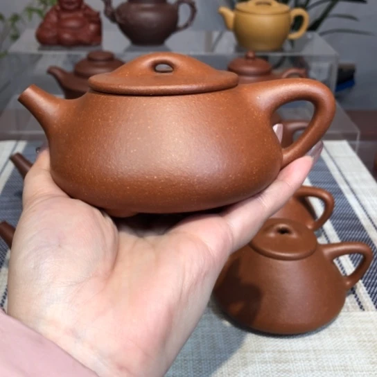 紫砂茶壶宝山降坡230cc