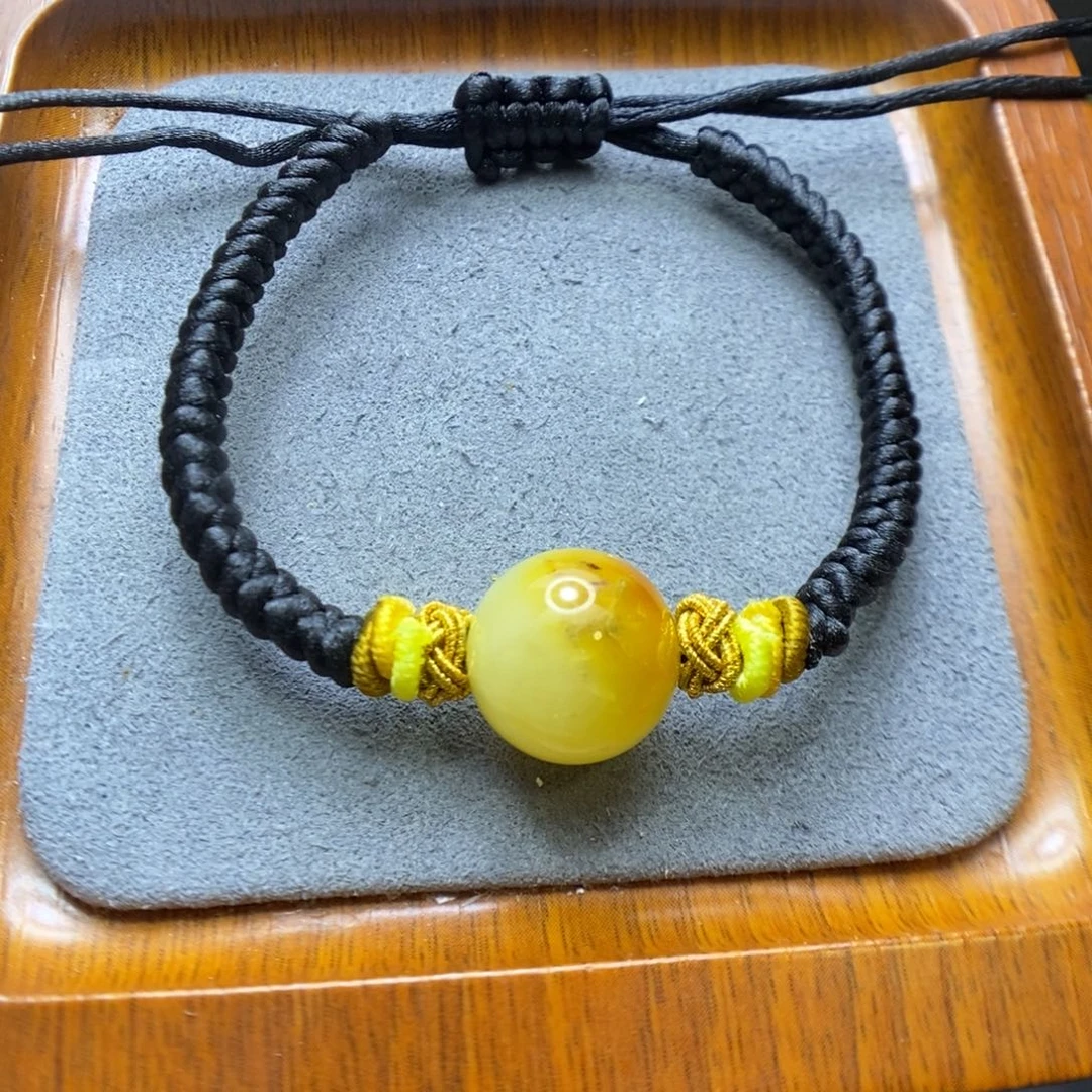 蜜蜡颈饰未镶嵌是**吖郎