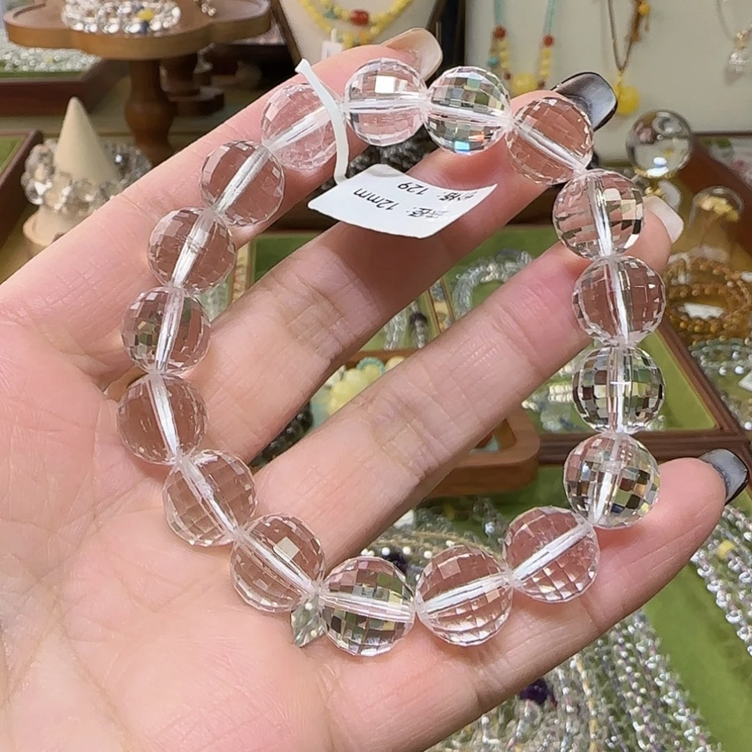 手串水晶未镶嵌天然白水晶单圈