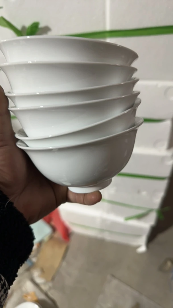 景德镇高温陶瓷 4.5 寸小白碗