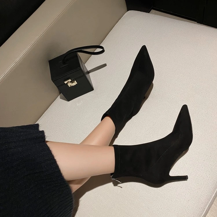 DJ时尚短靴-A2138黑色