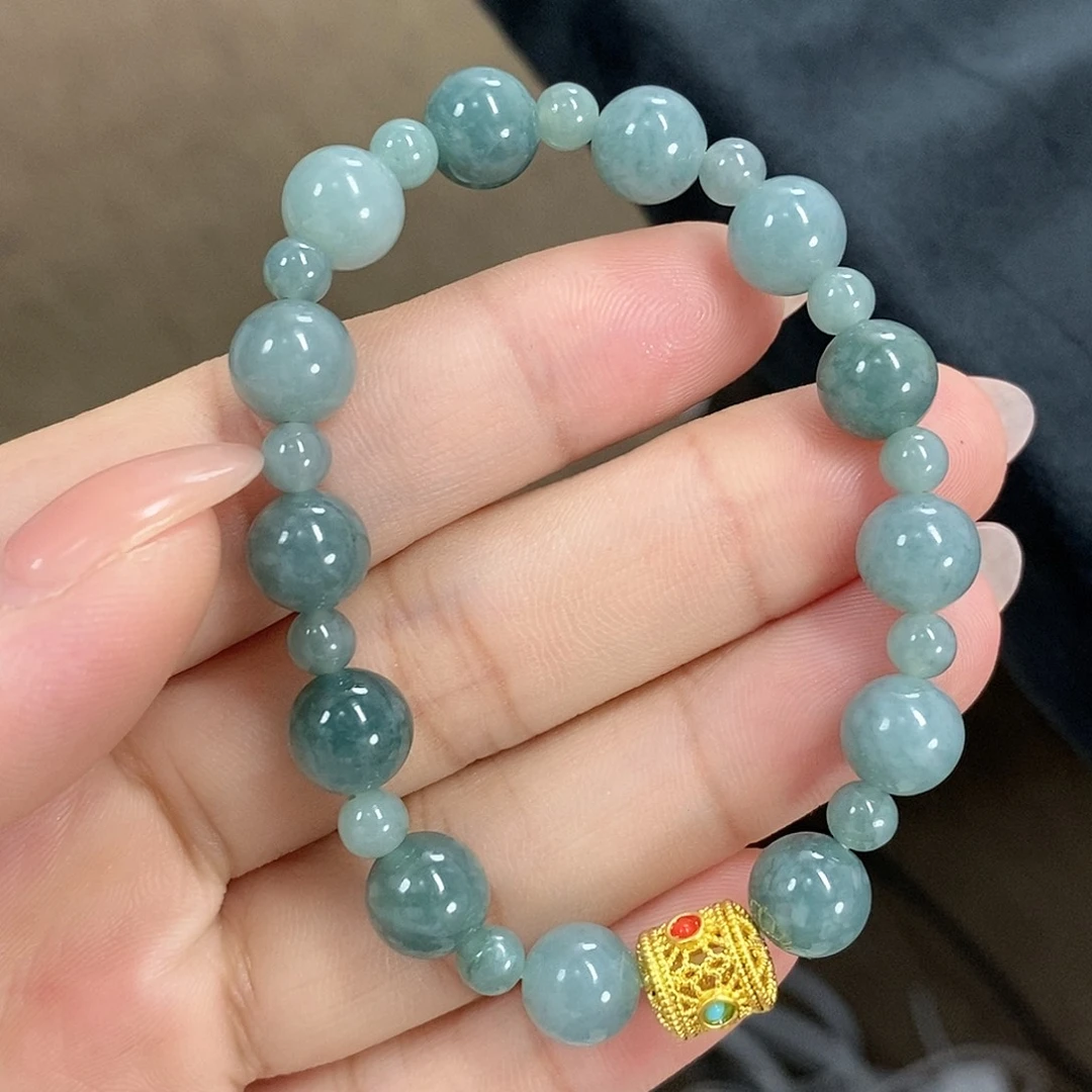颈饰未镶嵌翡翠翡翠手串