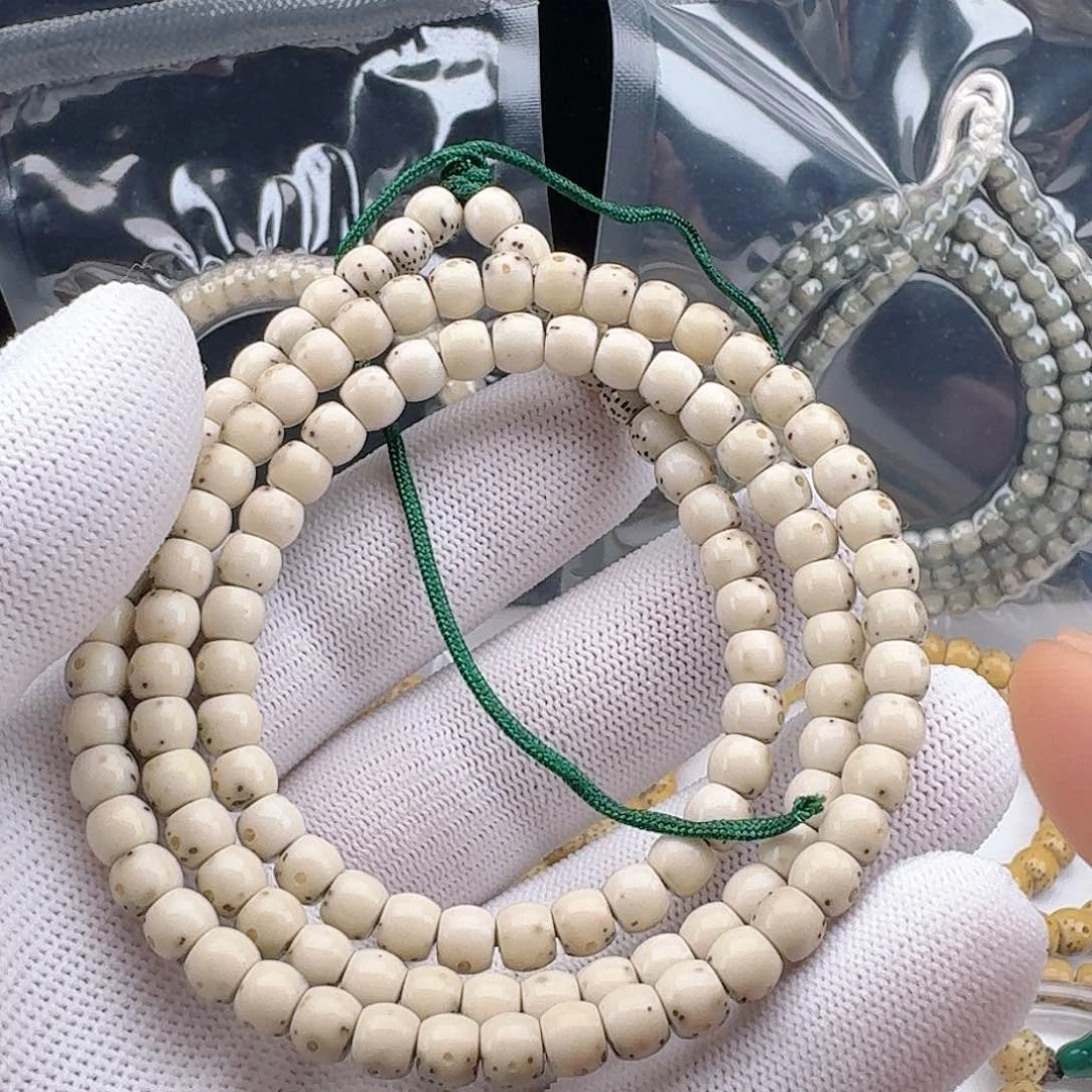 星月菩提手串故*?6x5鼓珠同枝