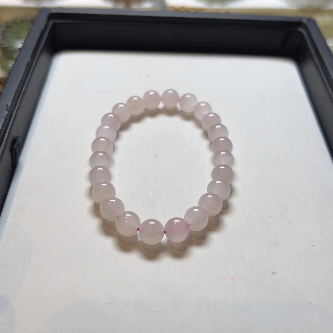 和田玉手串未镶嵌馒**°