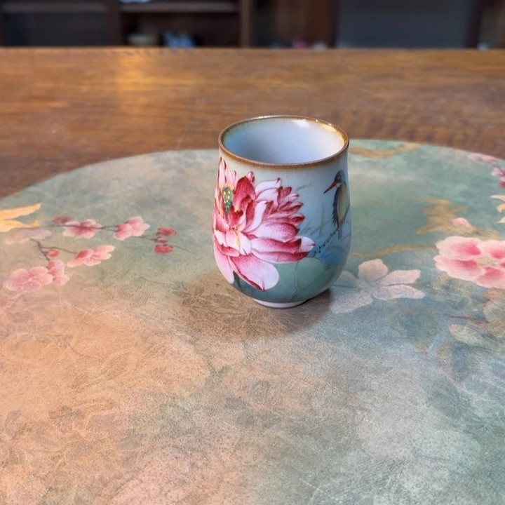 柴烧纯手工手绘陶瓷