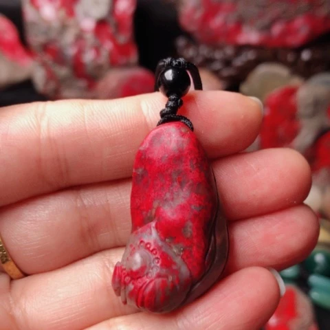 昌化鸡血石昌化鸡血石挂件