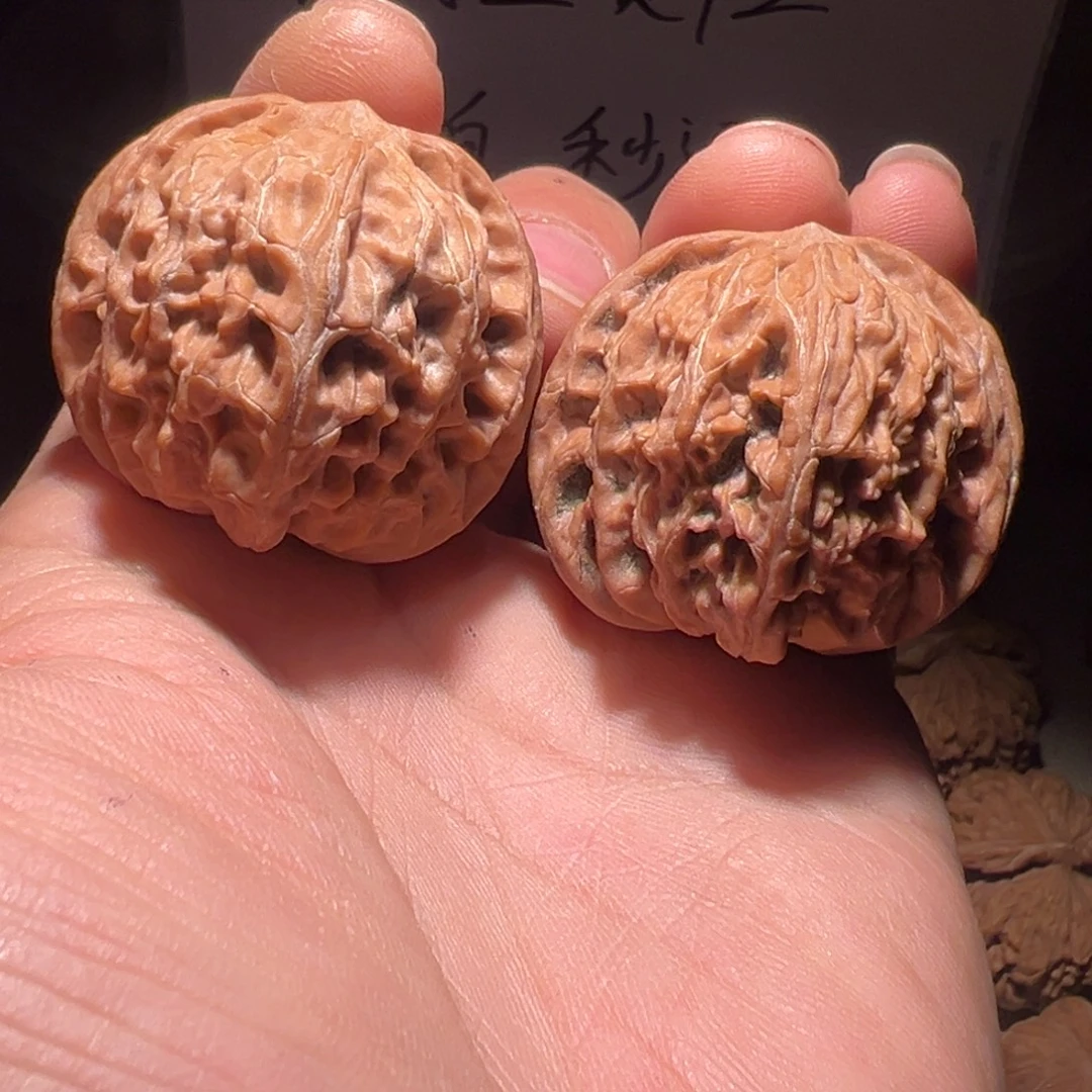 文玩核桃把件39尺全品山地磨盘