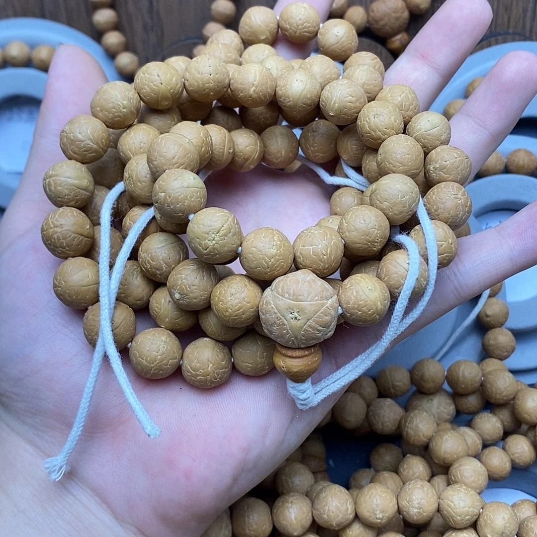 饕***餮凤眼菩提手串保尼泊尔保同树12.5mm 108脖挂