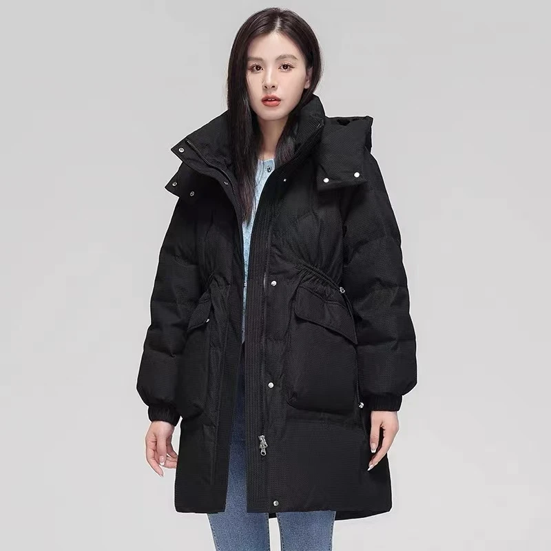 2024新款中长款时尚百搭加厚外套