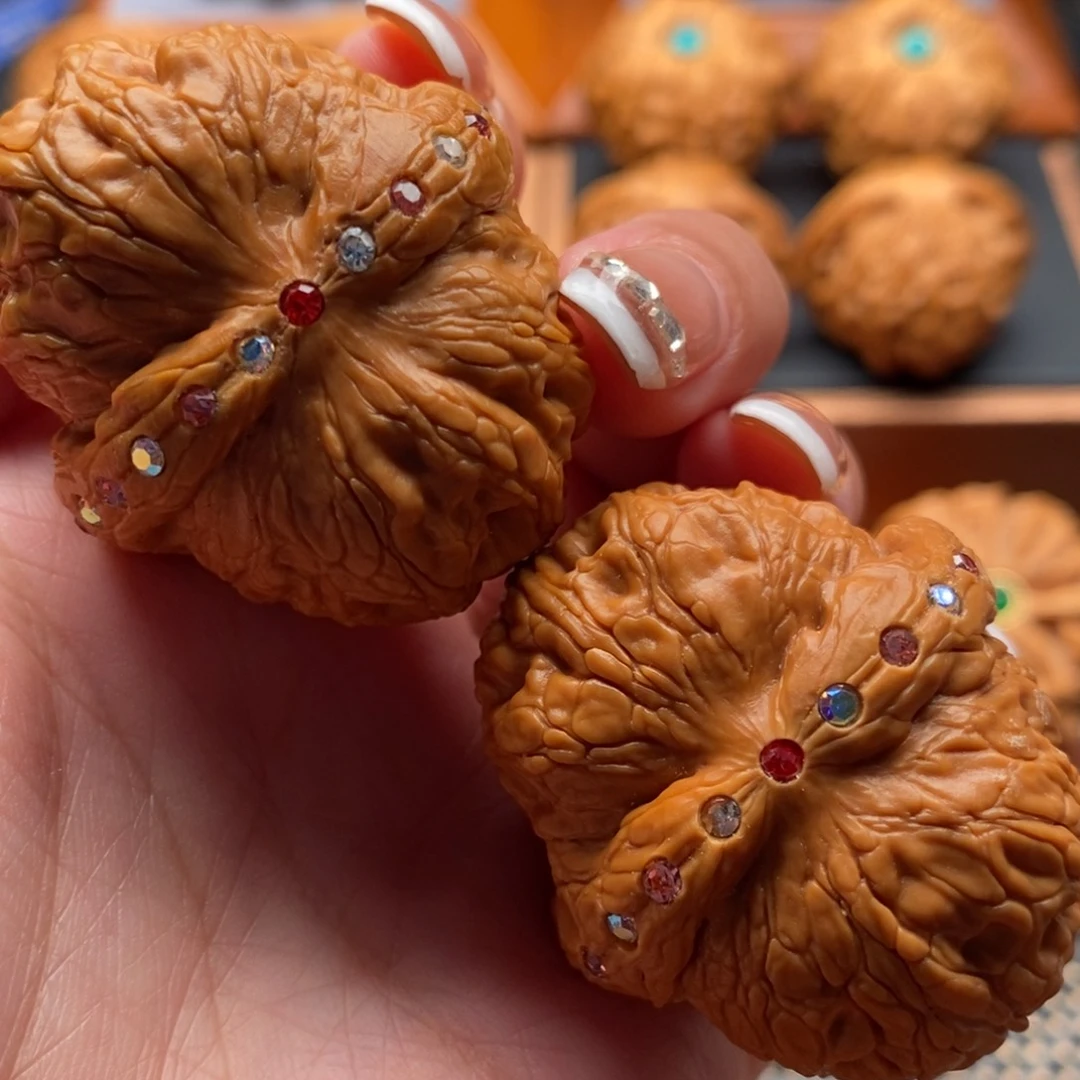 把件文玩核桃43尺平谷元宝