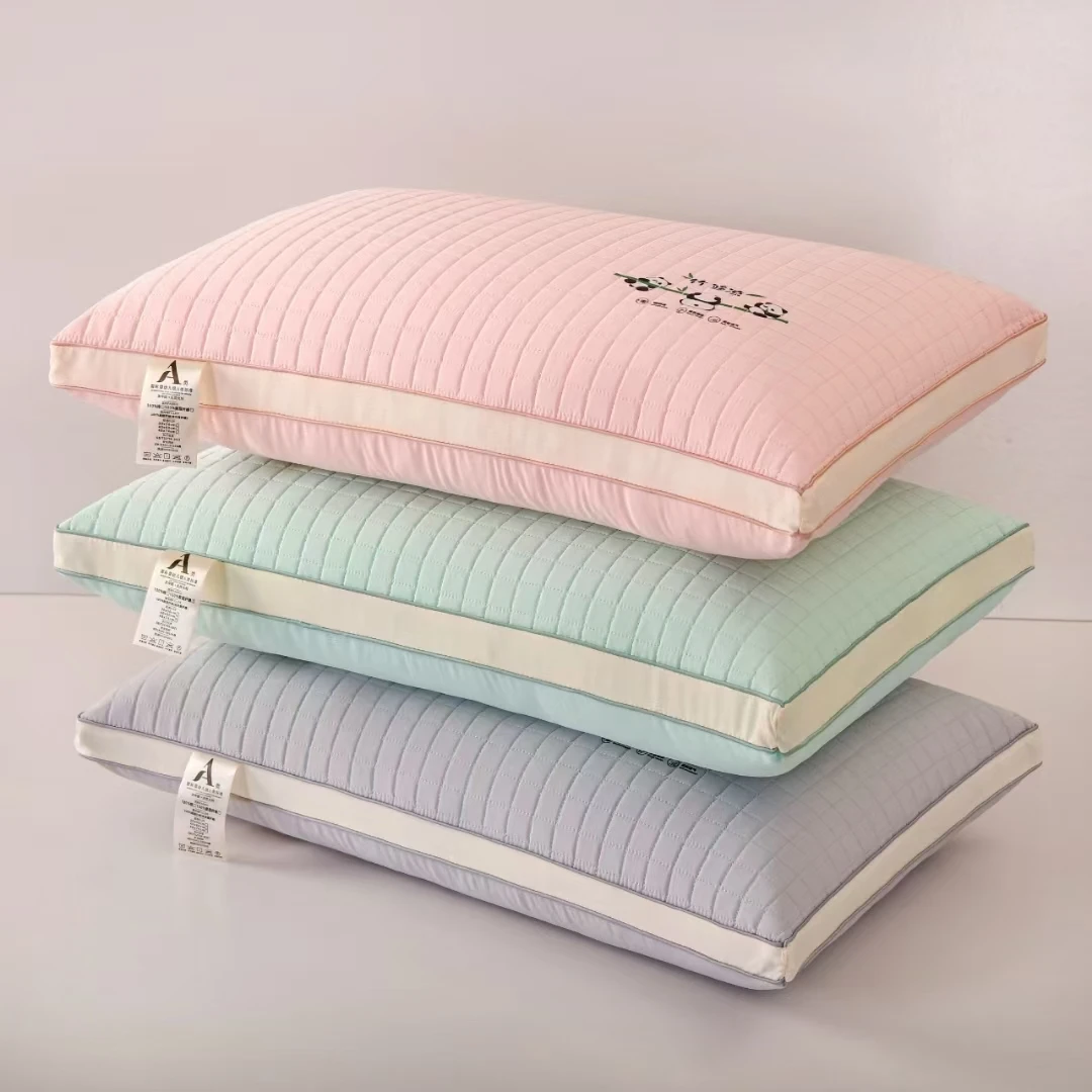 整张羽丝棉可水洗压不变形单人豆枕枕芯枕头家用头枕不塌陷针织