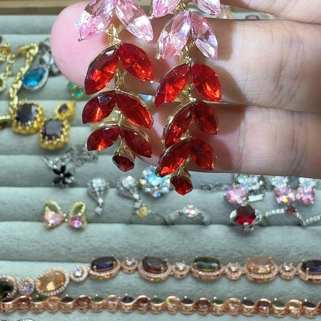 托帕石戒指银S925镶嵌