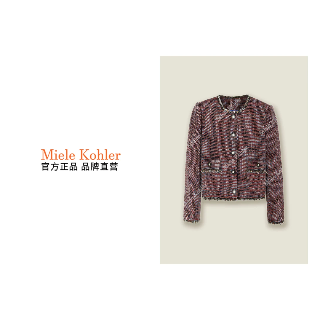 【暇羽蓝香苏苏】百搭绵羊毛女白鹅绒外套MKOKQ9281【澳门小源同款】