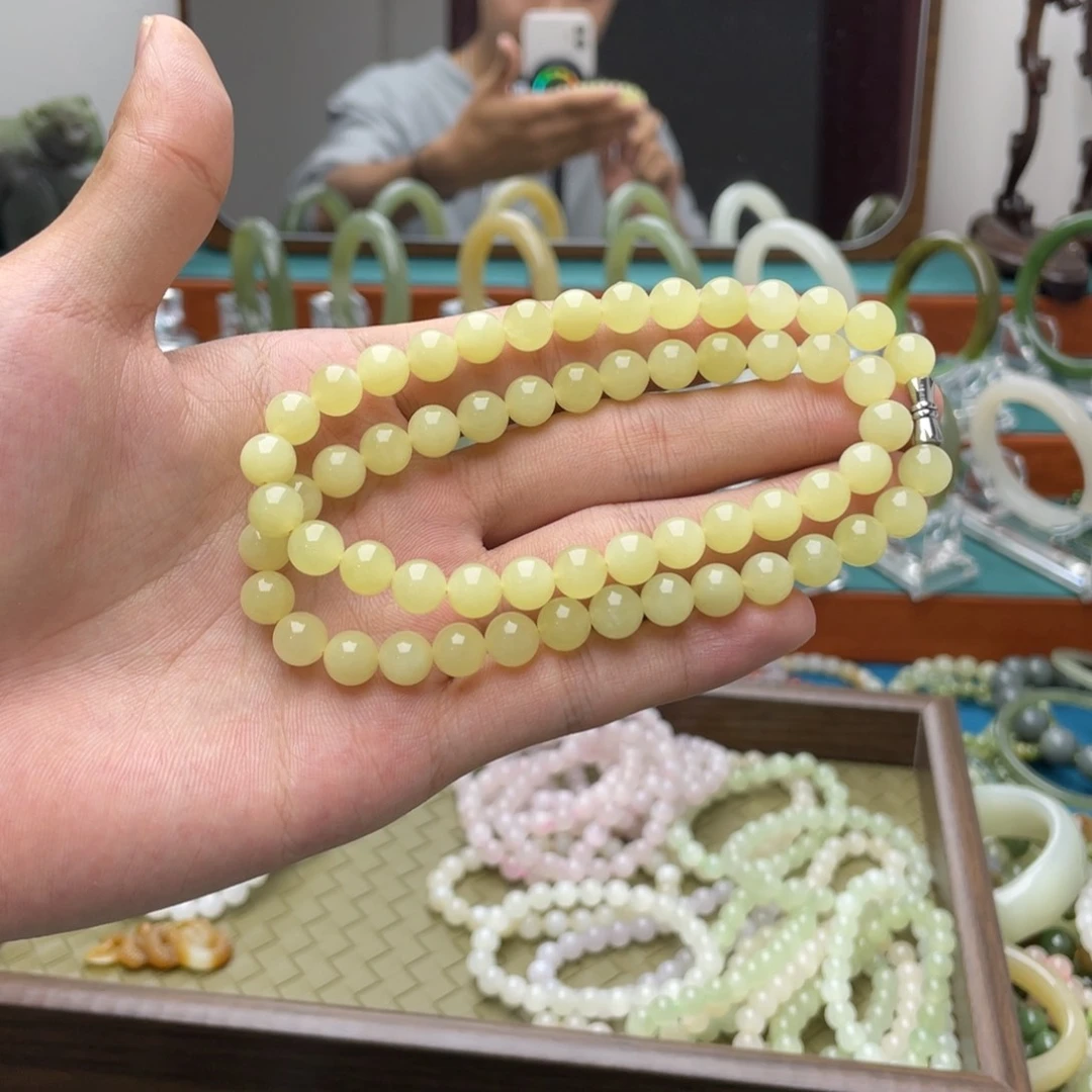 乌***拉手链未镶嵌和田玉