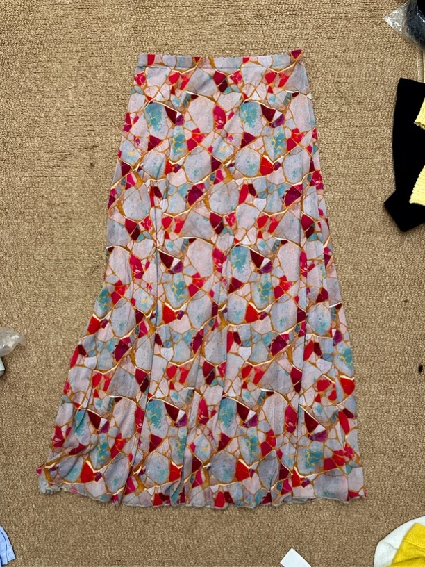 林杠杠春夏新品/钻石花半身裙