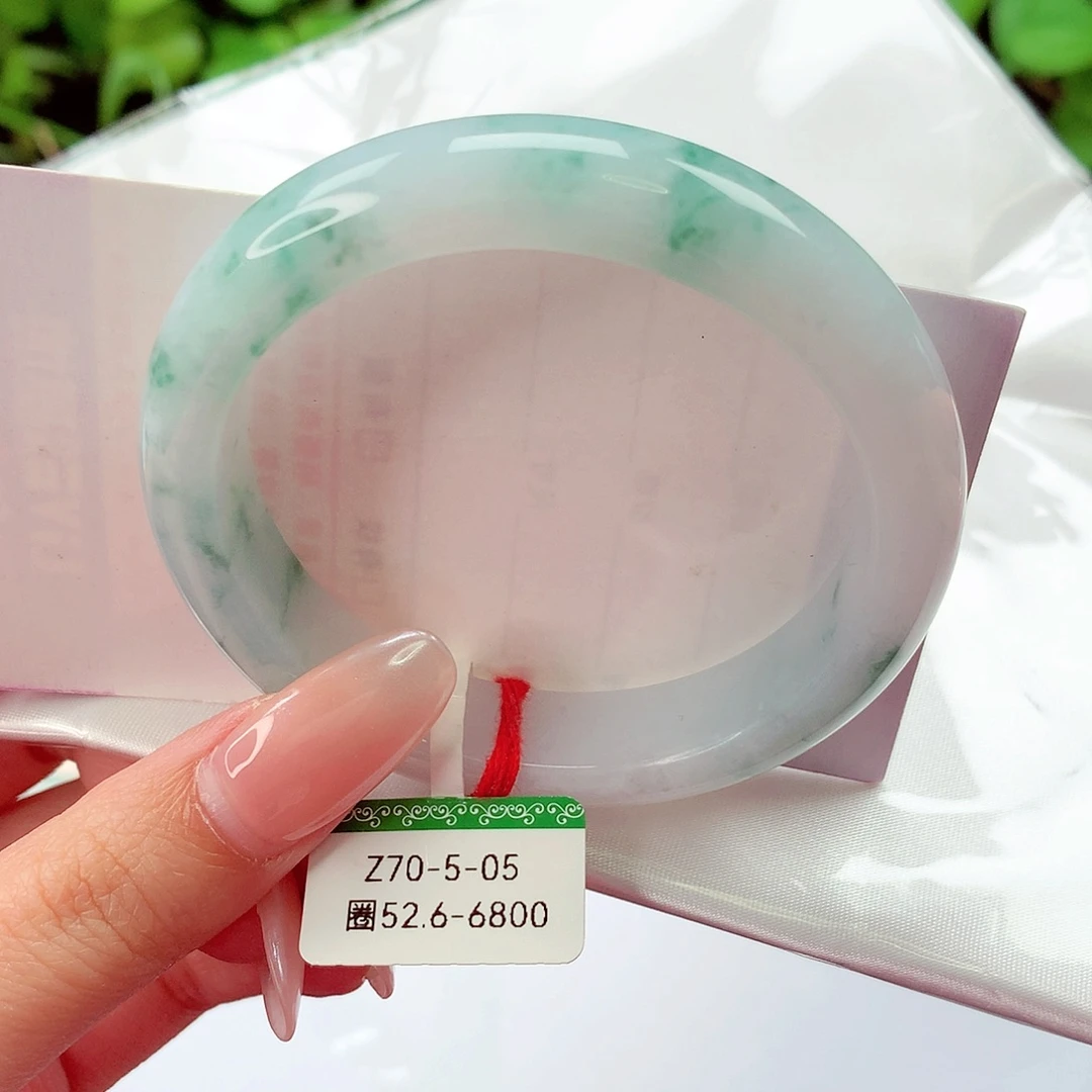 翡翠未镶嵌手镯缅甸天然a货翡翠手镯