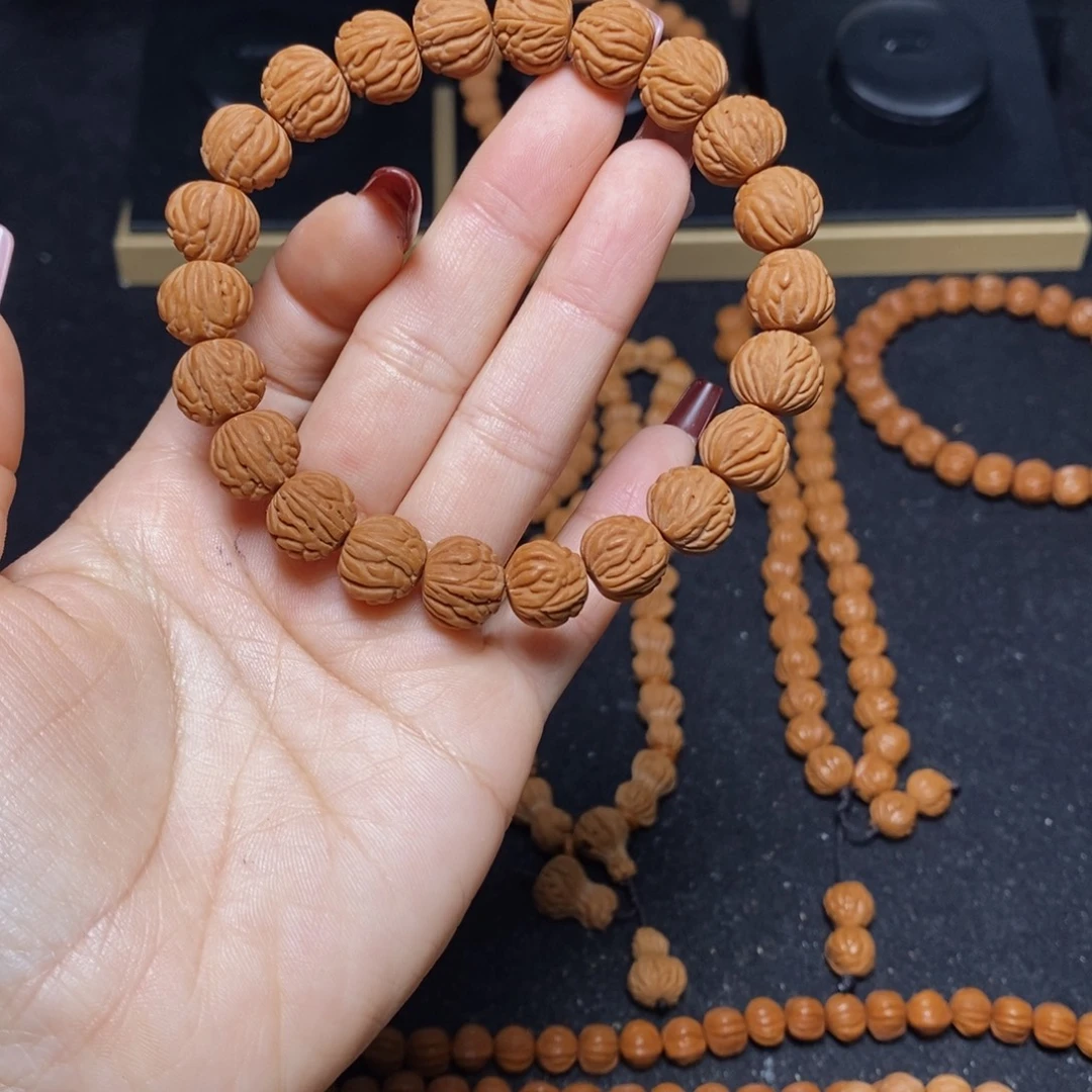 说***胖桃核吊坠秦岭文玩