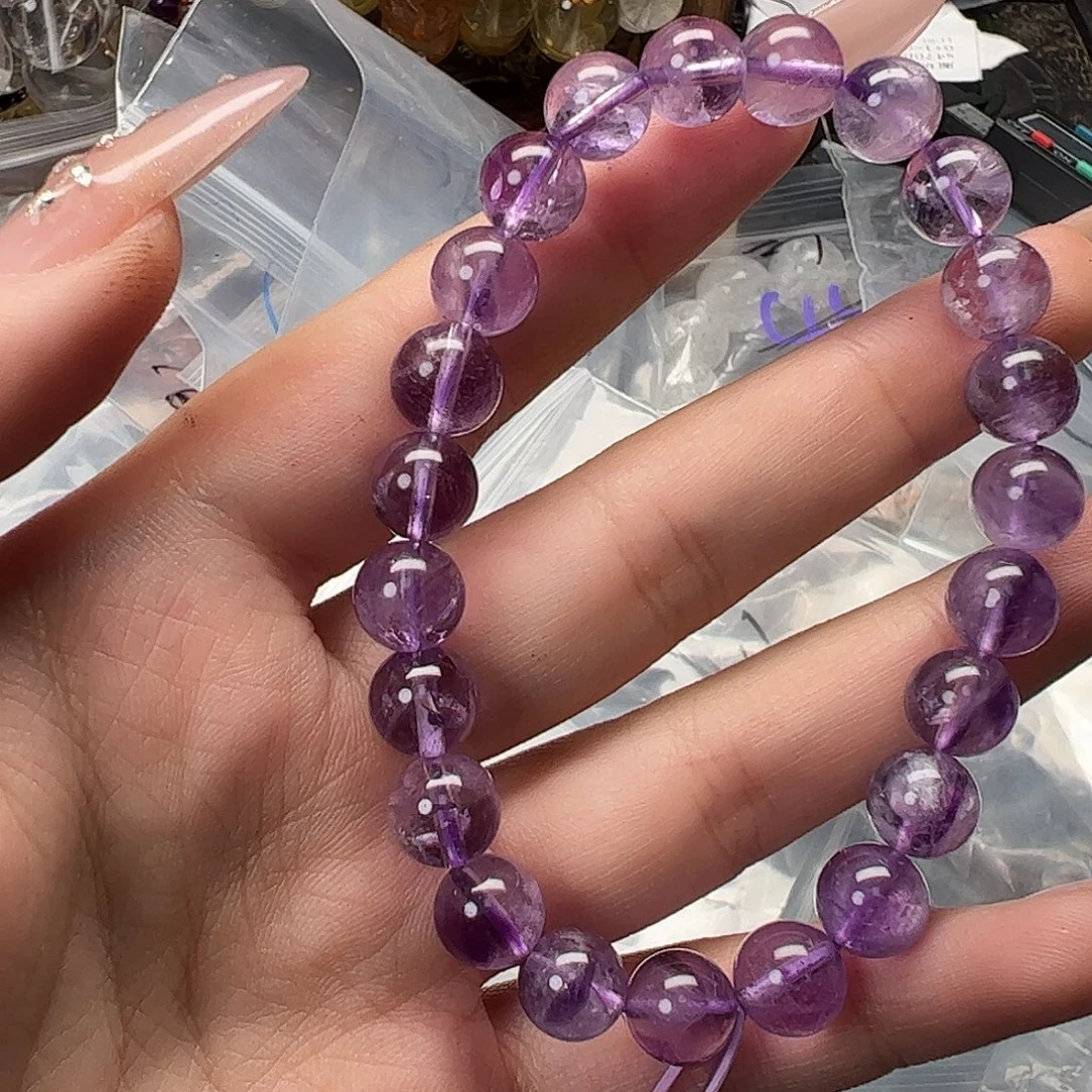 手链水晶未镶嵌26紫水晶