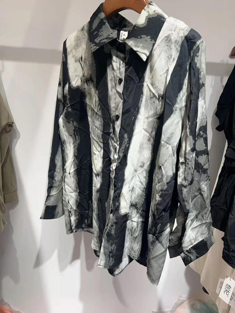 T036衬衫女长袖潮流