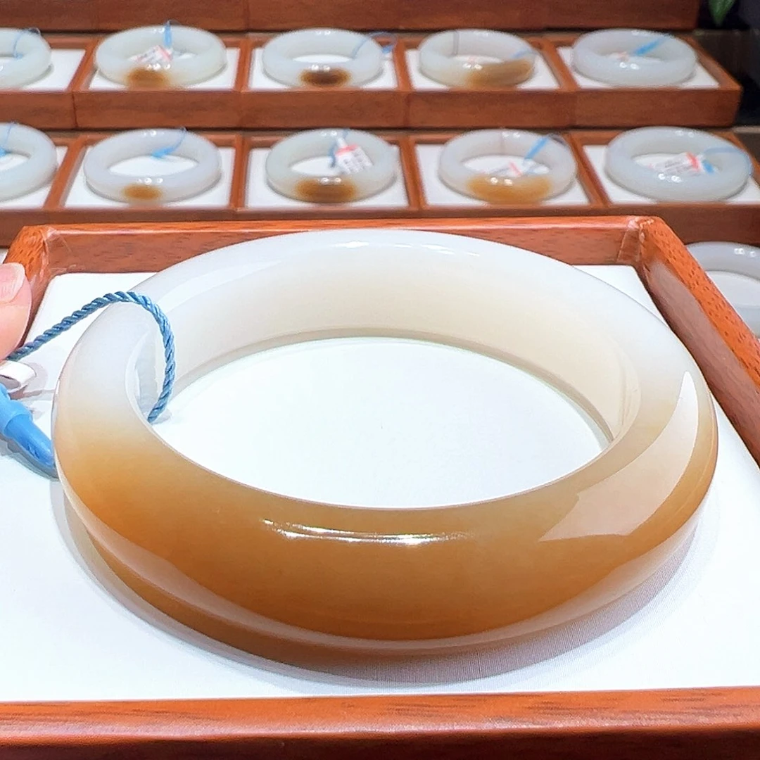 和田玉手镯5253未镶嵌