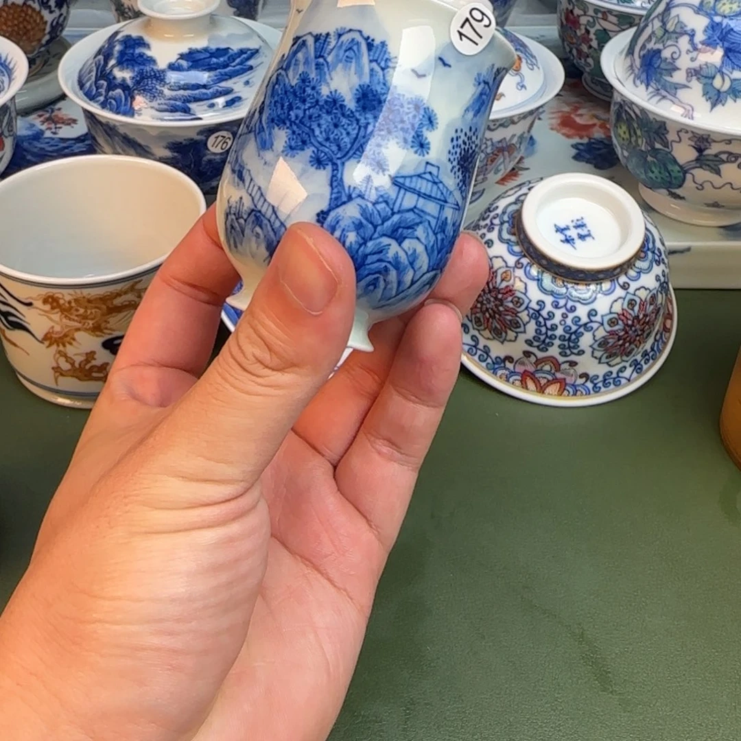 彦祖纯手工手绘茶具179