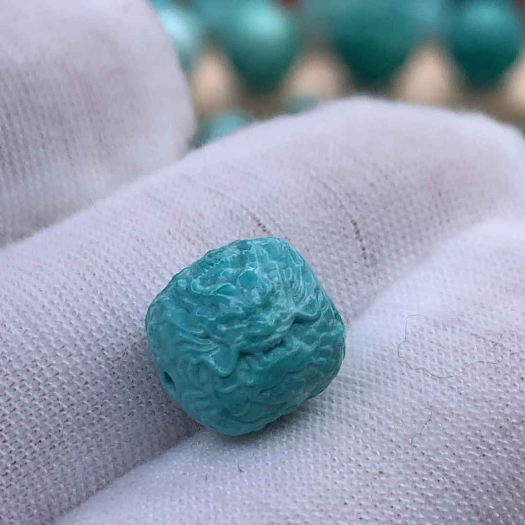 绿松石未镶嵌珠宝奇石原矿绿松石龙珠