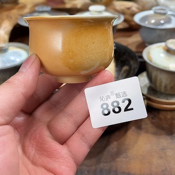 沁庐柴窑古法柴烧全手工茶具