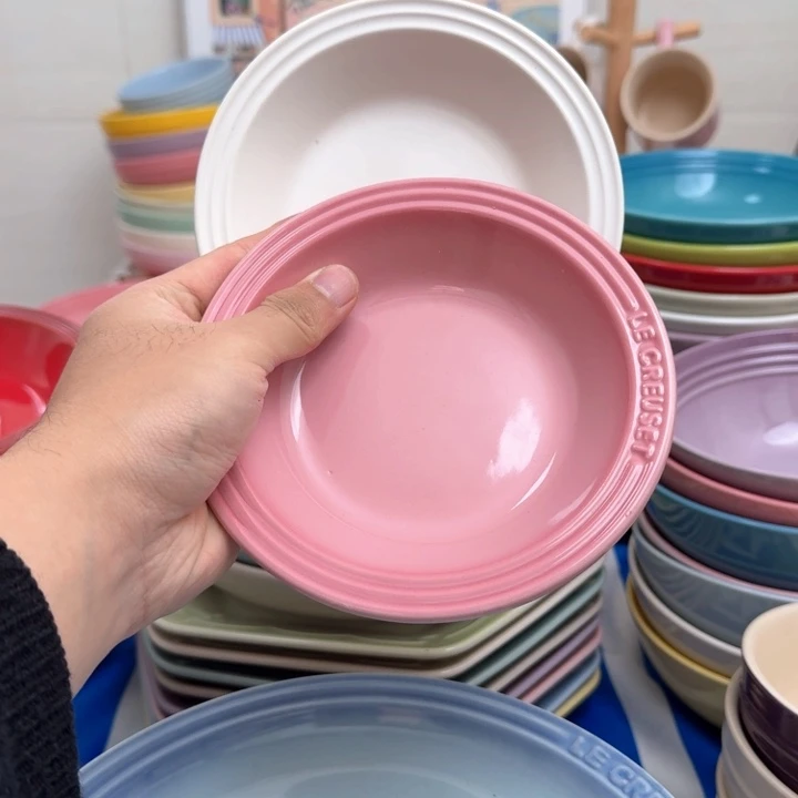 瓷片微瑕2个6英寸接骨碟