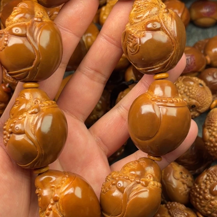 橄榄核手串玫****生橄榄核手持