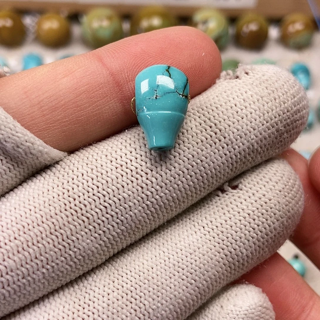 未镶嵌绿松石珠宝半成品