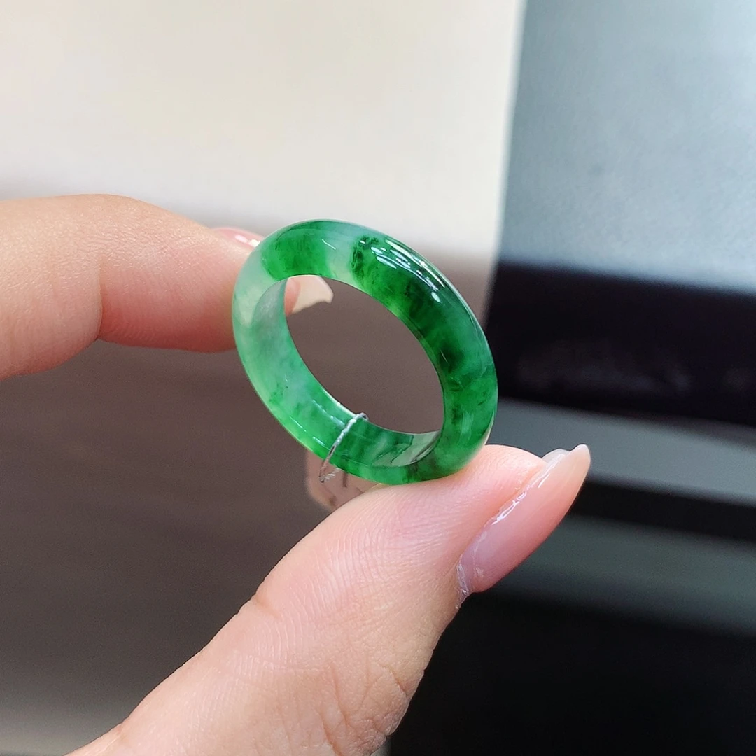未镶嵌戒圈翡翠17.18号