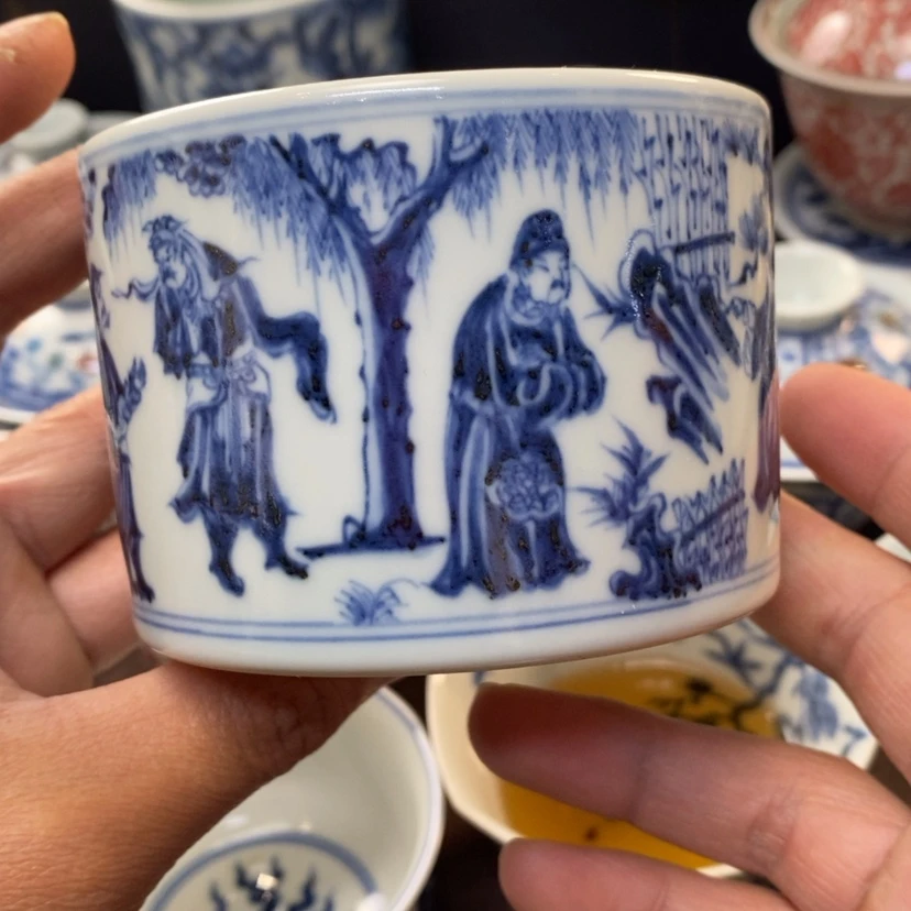 【闪购商品】景德镇青花主人杯