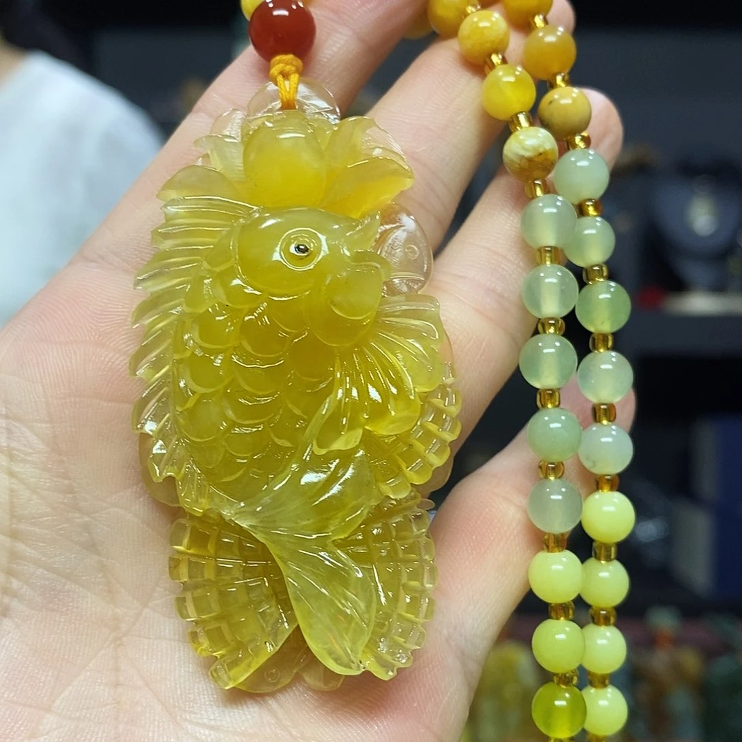 未镶嵌岫玉挂件吊坠