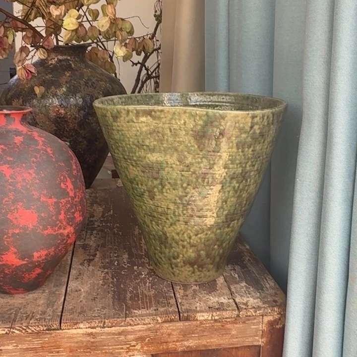 简***爱瓷片景德镇手工花器